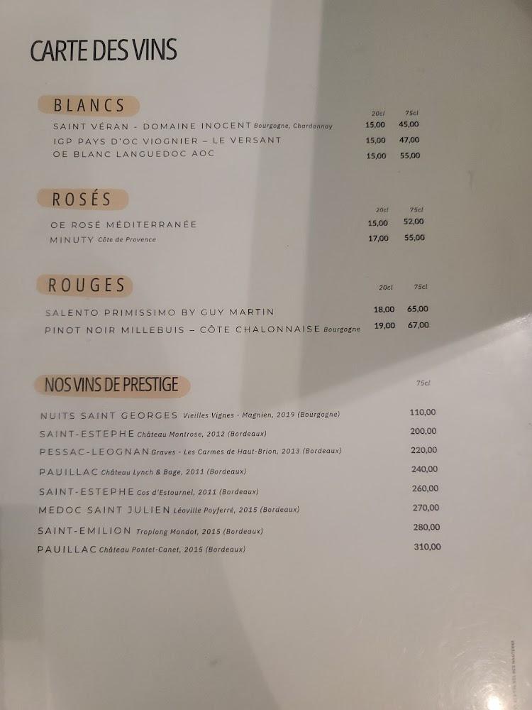 The French Taste by Guy Martin - Menu Image 1